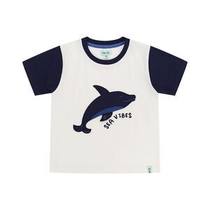 Lilly And Sid Boys Sea Vibes Flip Up T-Shirt